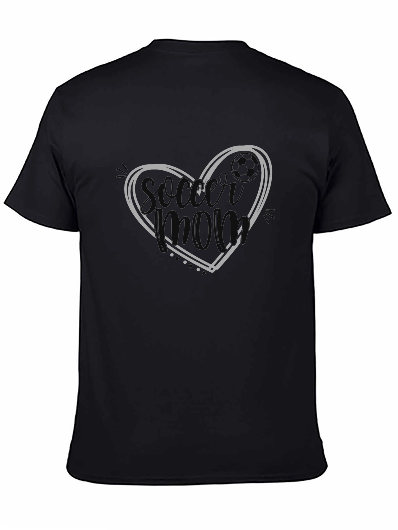 Soccer Mom Heart Graphic T-Shirt