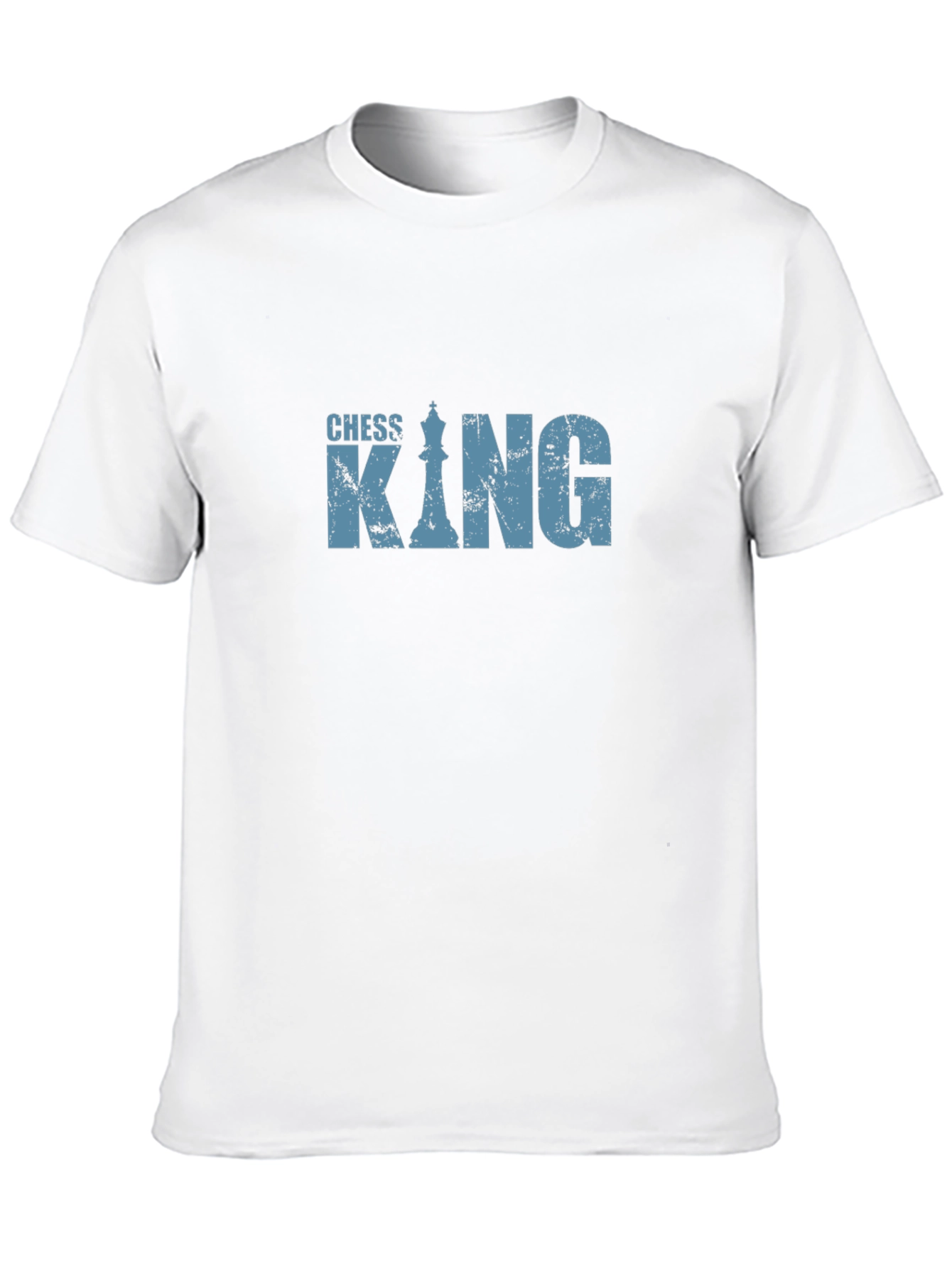 Chess King Graphic T-Shirt - Black Cotton Tee