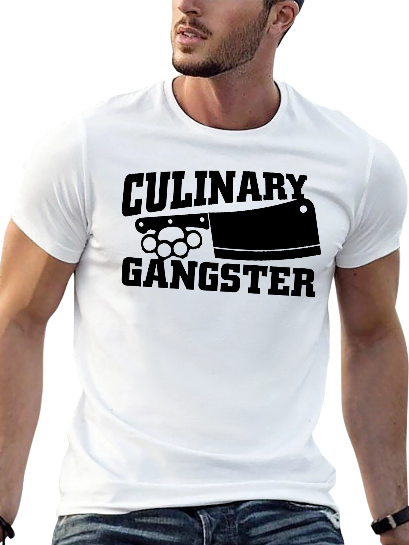 Culinary Gangster Graphic T-Shirt - Black