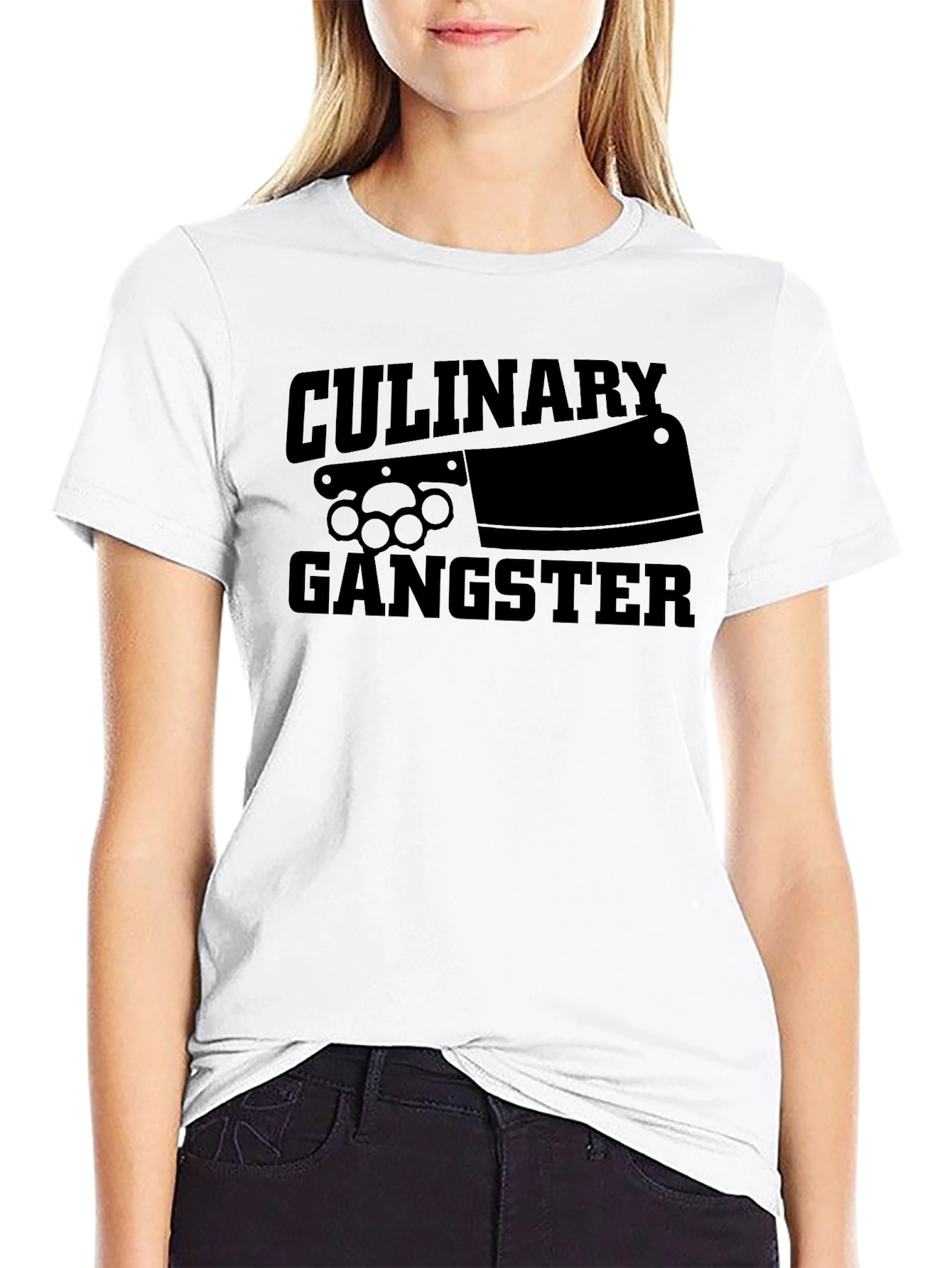 Culinary Gangster Graphic T-Shirt - Black