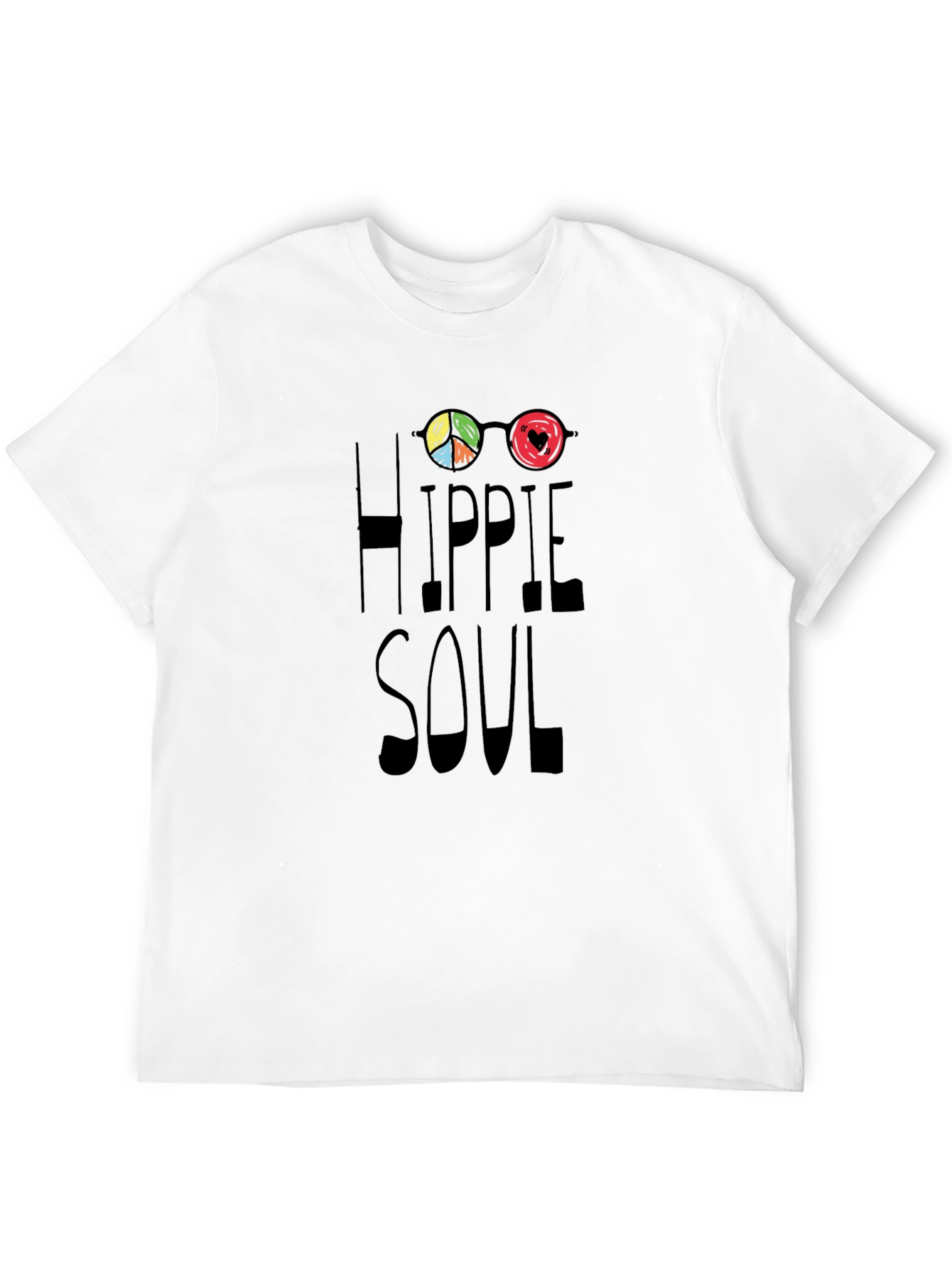 Hippie Soul Graphic Tee - Peace and Love Style