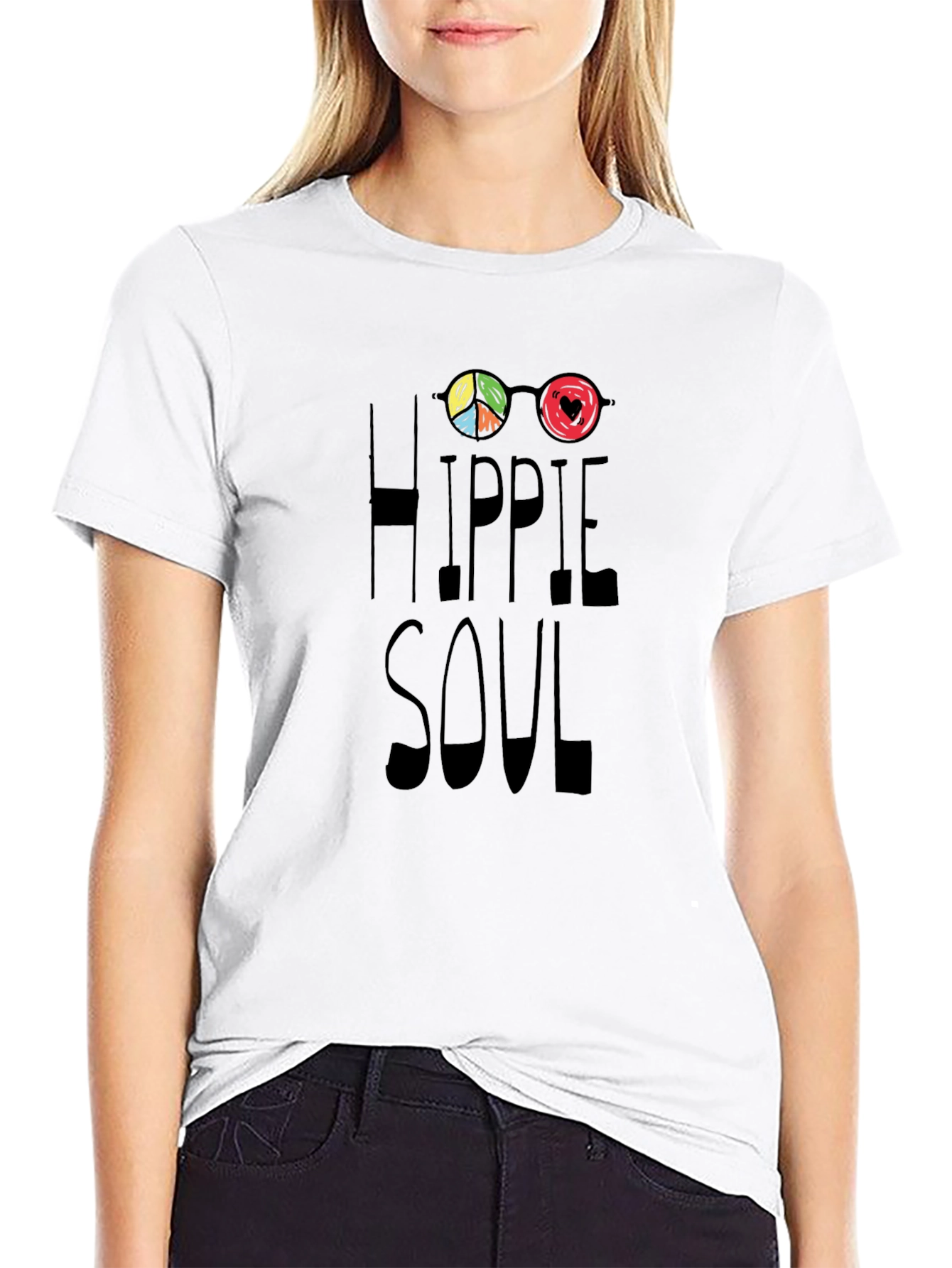 Hippie Soul Graphic Tee - Peace and Love Style
