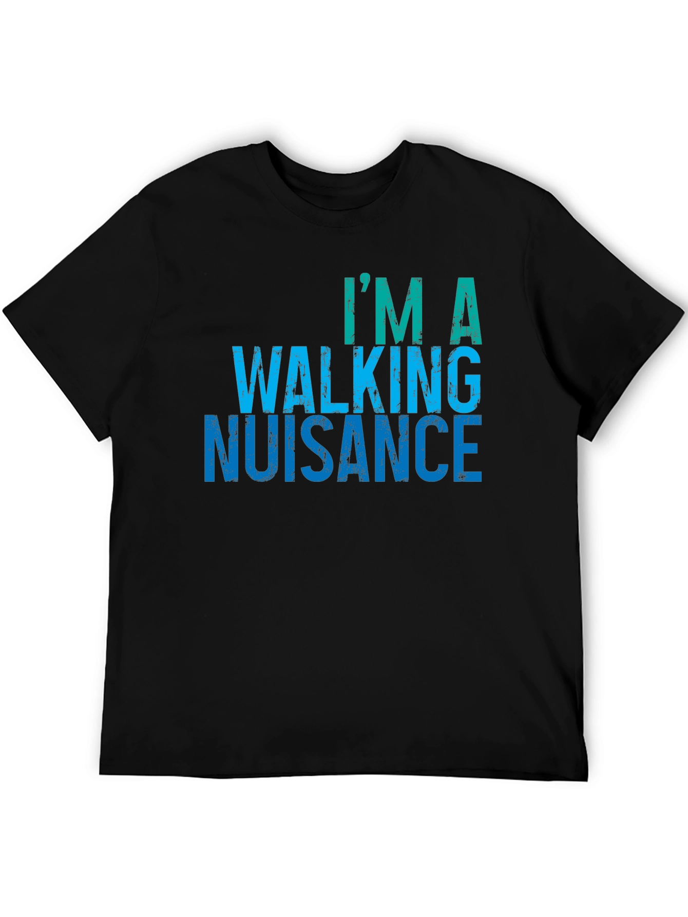 Walking Nuisance Graphic Tee - Mens Black T-Shirt
