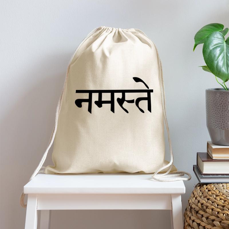 Namaste Sanskrit written shade picture