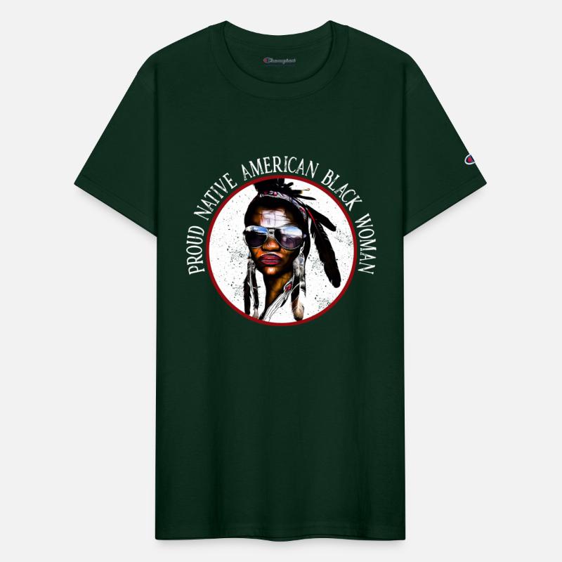 Native American & Black Woman Pride T-Shirt