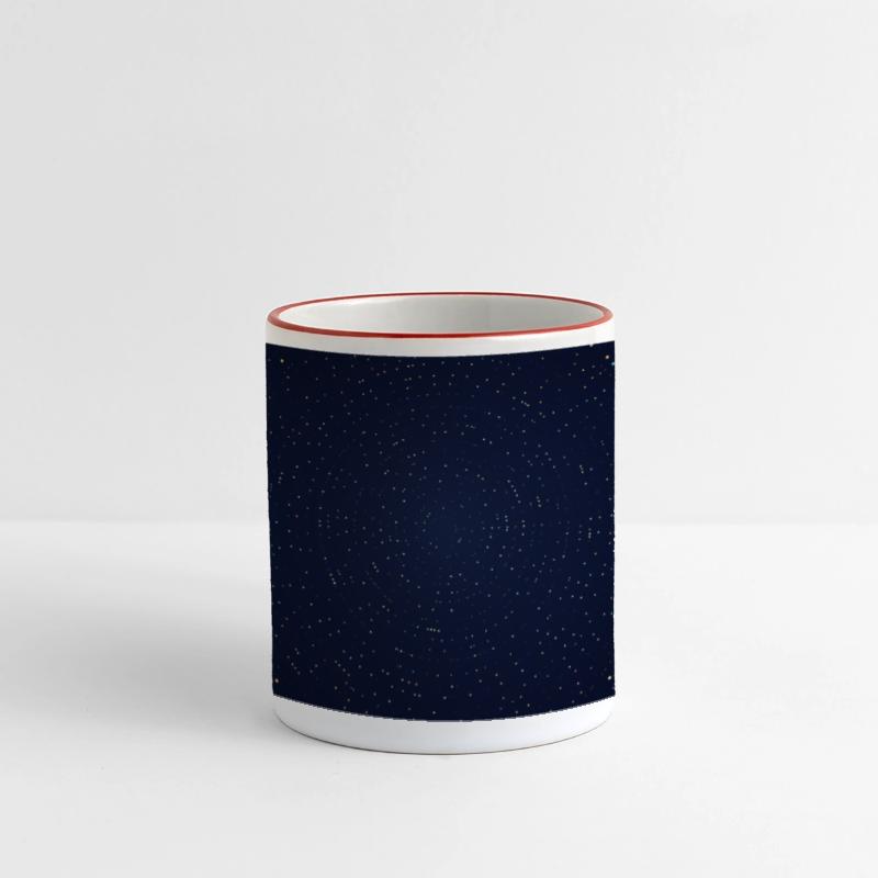 Navy Blue Golden Dots Pattern