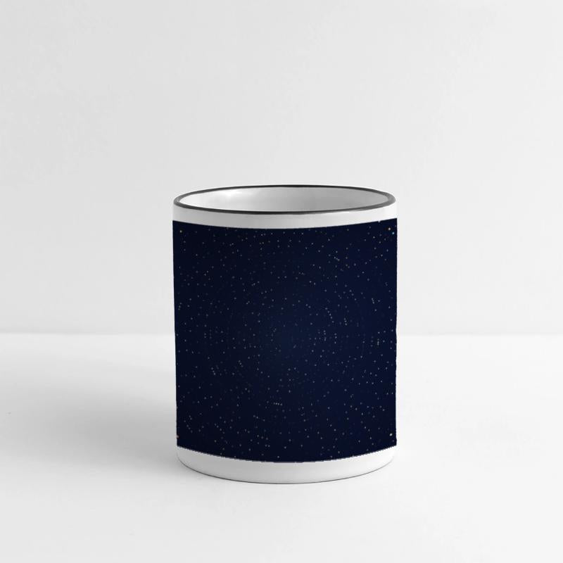Navy Blue Golden Dots Pattern