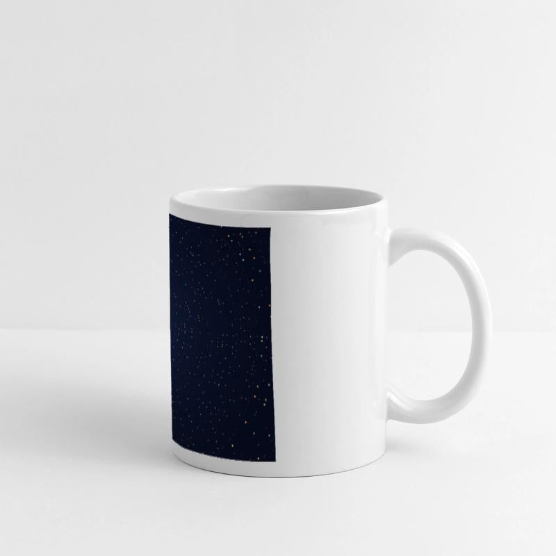 Navy Blue Golden Dots Pattern