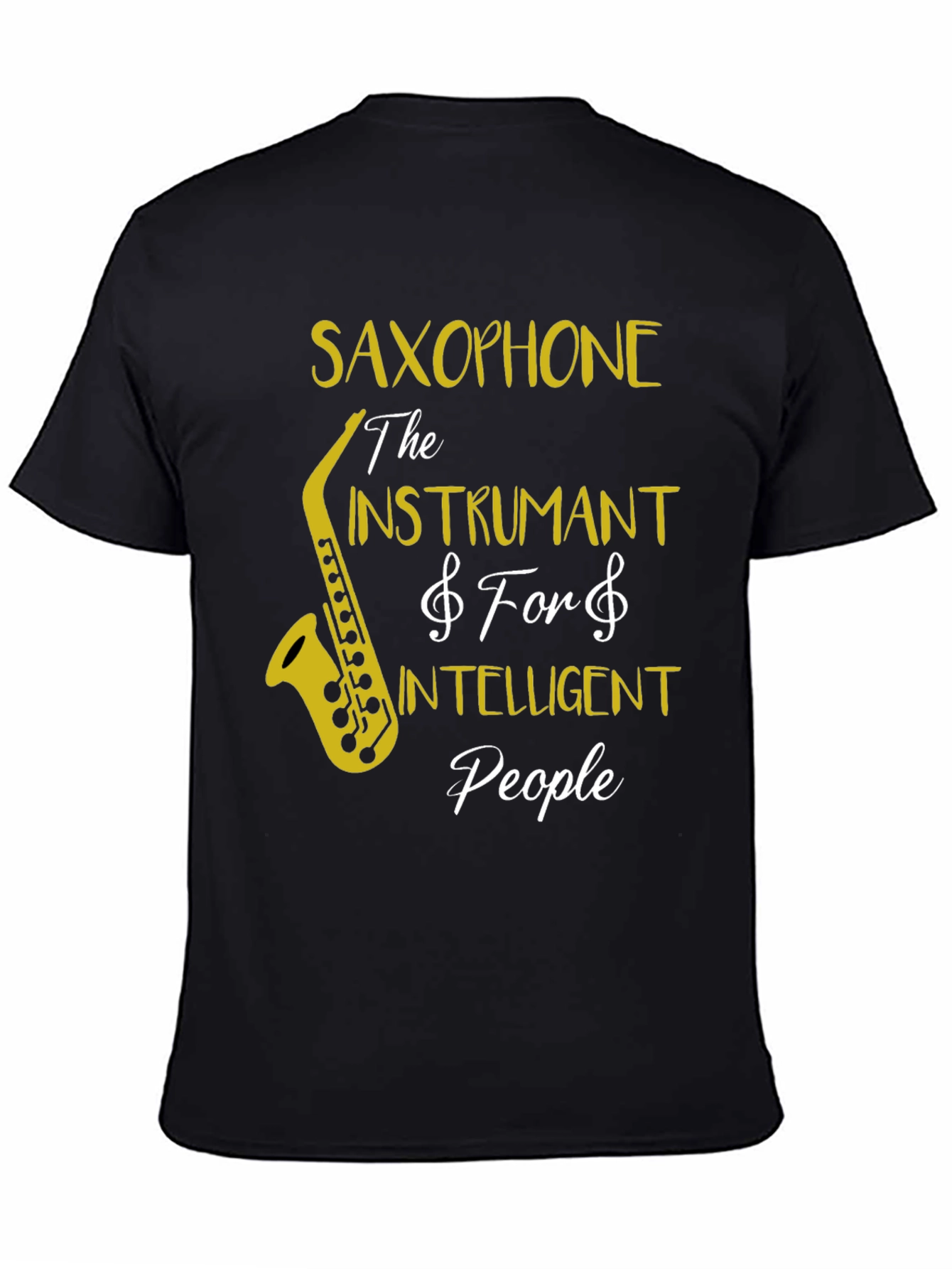 Saxophone Intelligent People T-Shirt - Music Lover Tee