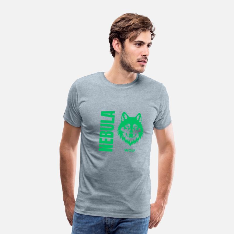 Nebula Wolf –Bold Minimalist Wolf Head Graphic Tee