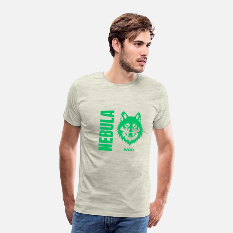 Nebula Wolf –Bold Minimalist Wolf Head Graphic Tee