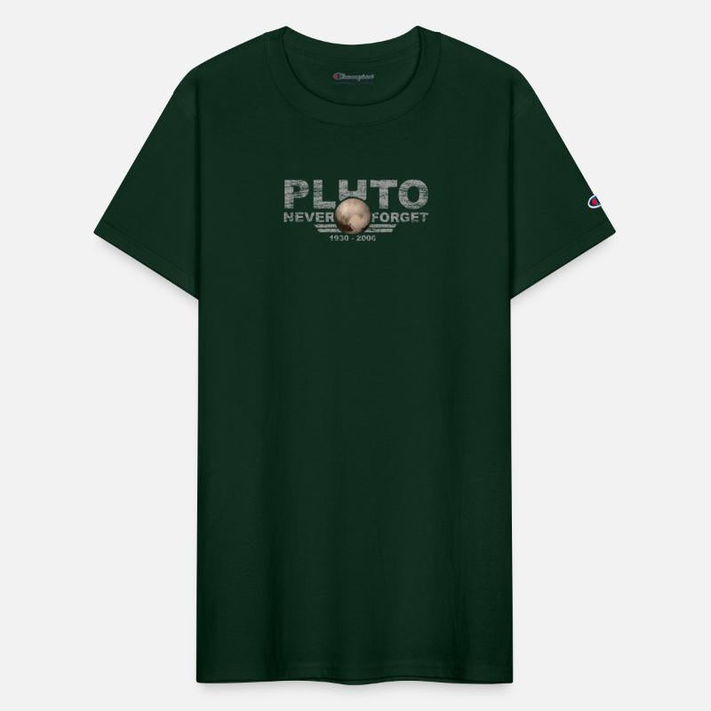 Never Forget Pluto Design Retro Style Funny Space