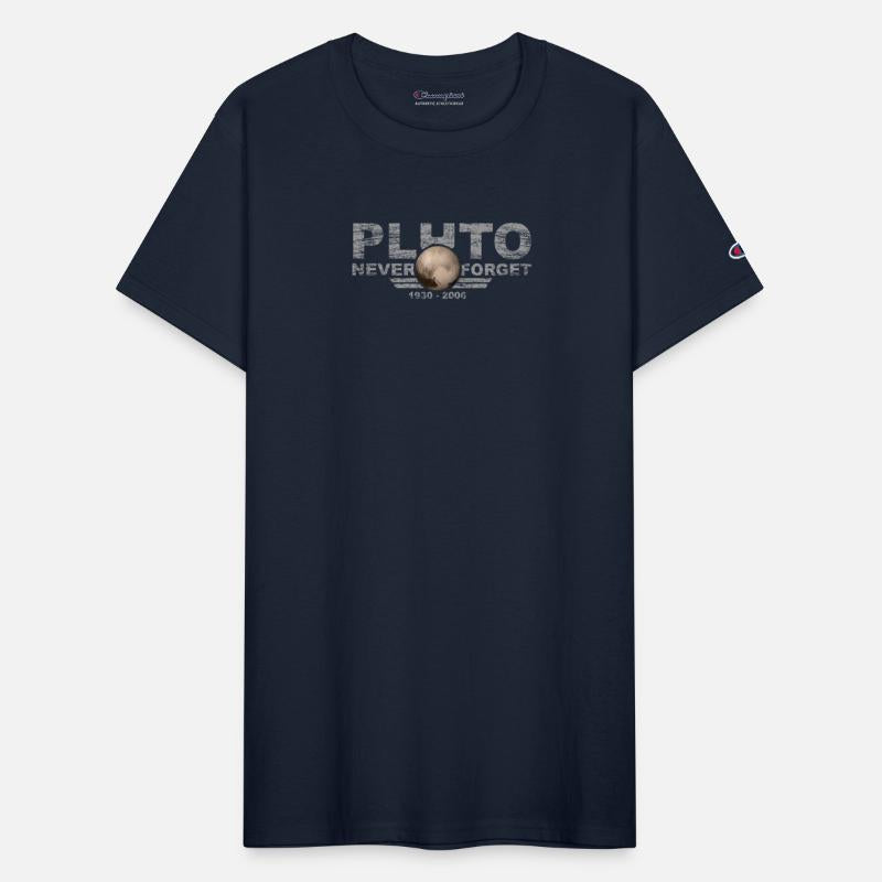 Never Forget Pluto Design Retro Style Funny Space