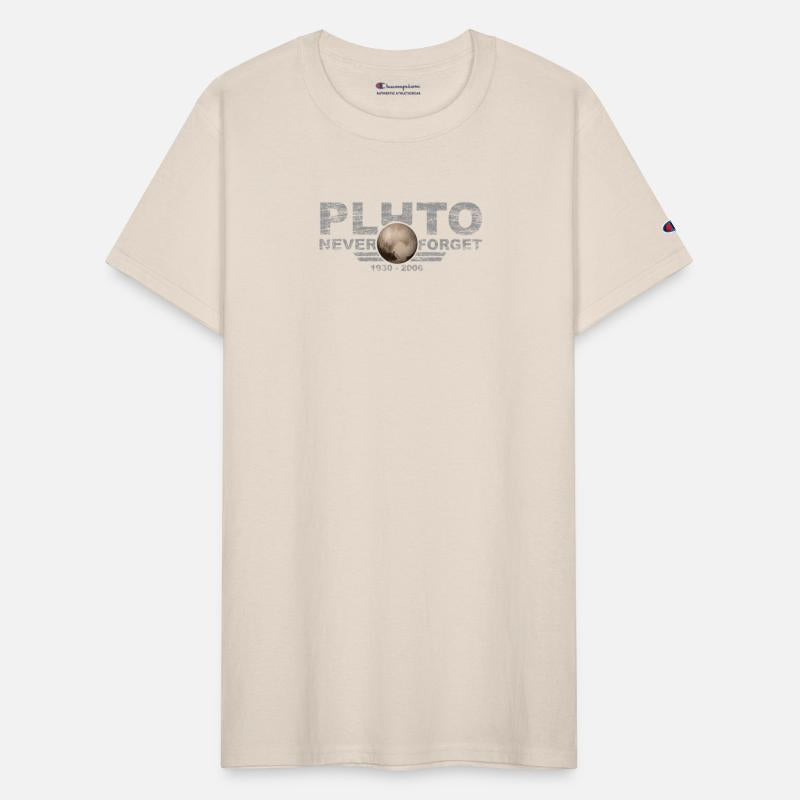 Never Forget Pluto Design Retro Style Funny Space