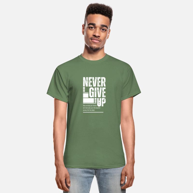 Never Give Up: Bold and Inspiring Design