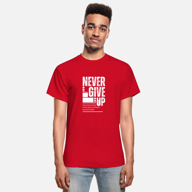 Never Give Up: Bold and Inspiring Design