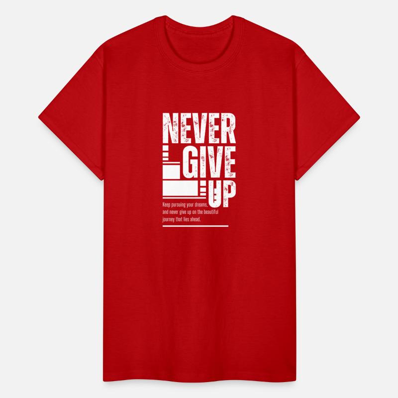 Never Give Up: Bold and Inspiring Design