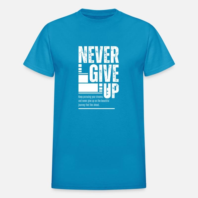 Never Give Up: Bold and Inspiring Design