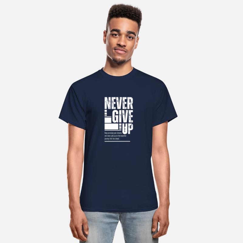 Never Give Up: Bold and Inspiring Design