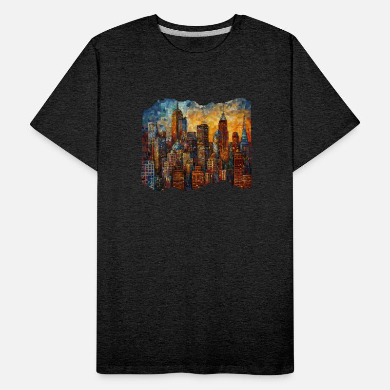 New York Skyline Van Gogh Metropolitan Majesty