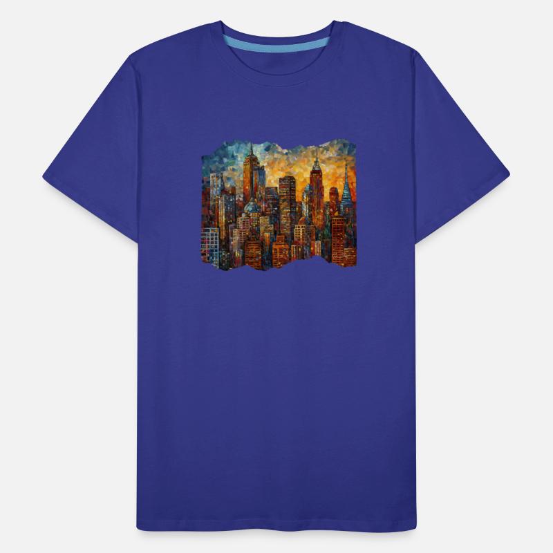 New York Skyline Van Gogh Metropolitan Majesty