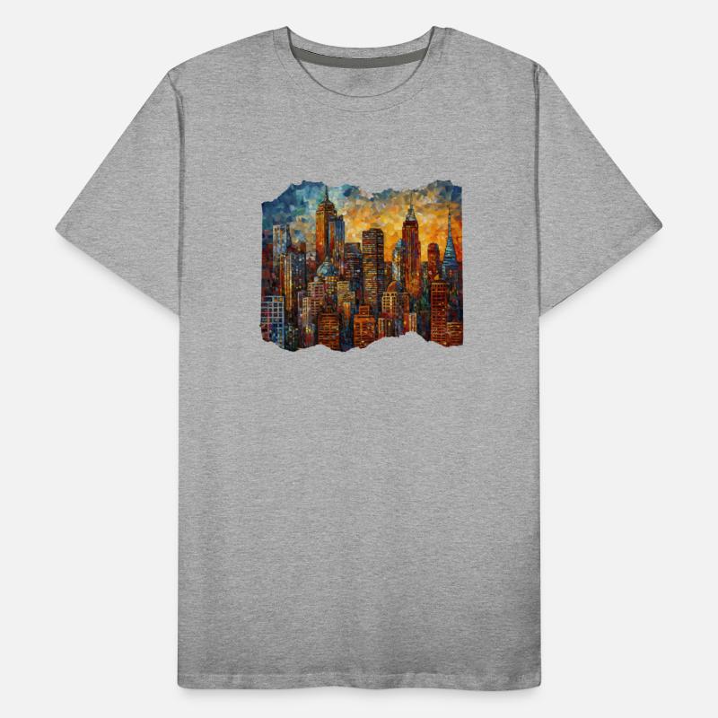 New York Skyline Van Gogh Metropolitan Majesty