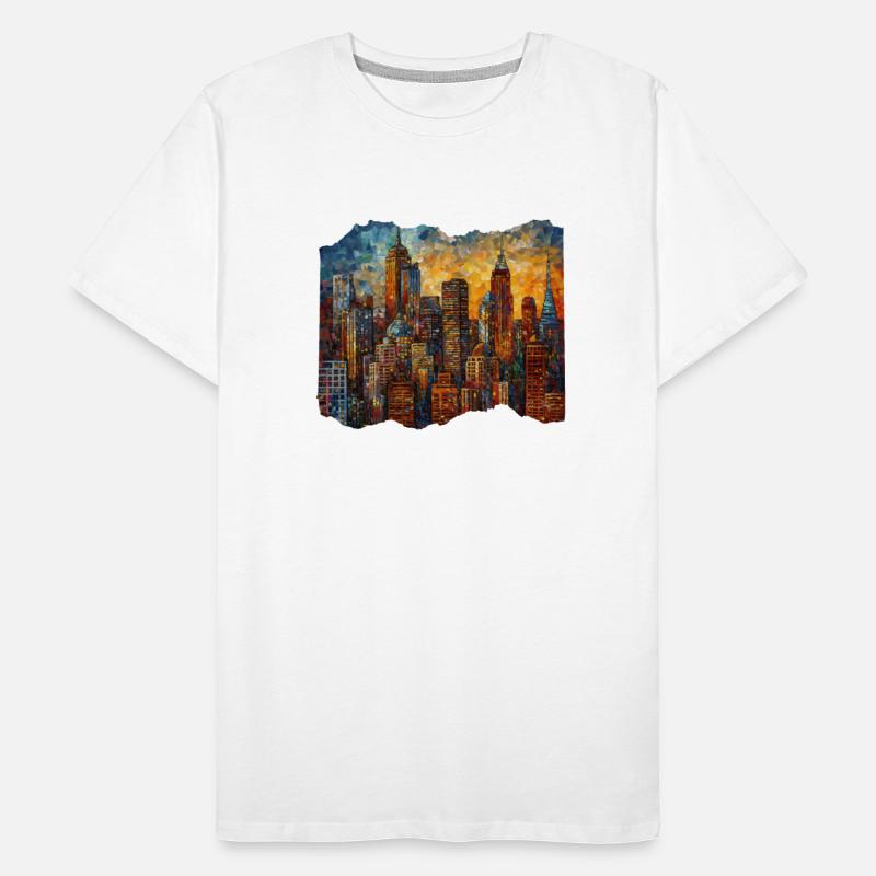 New York Skyline Van Gogh Metropolitan Majesty
