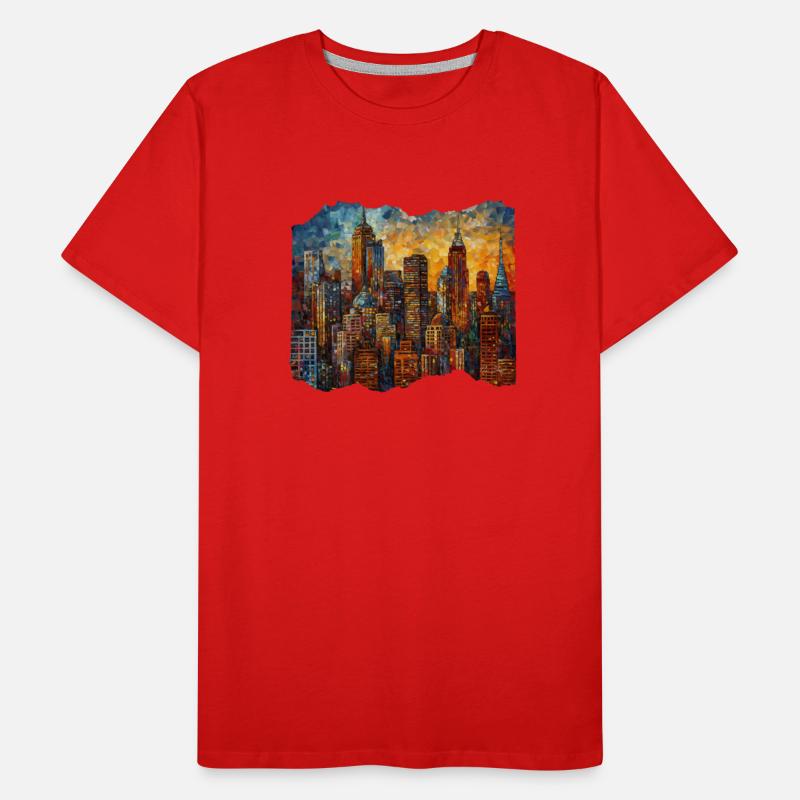 New York Skyline Van Gogh Metropolitan Majesty