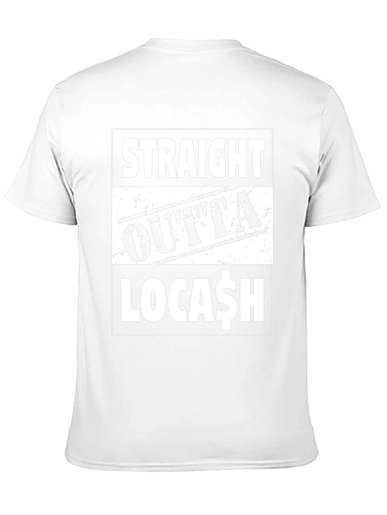 Straight Outta Locash Black Graphic Tee