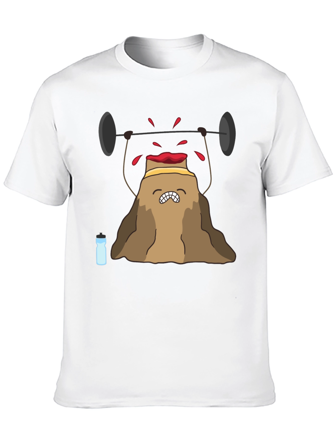 Funny Food Pun T-Shirt - Workout Hummus