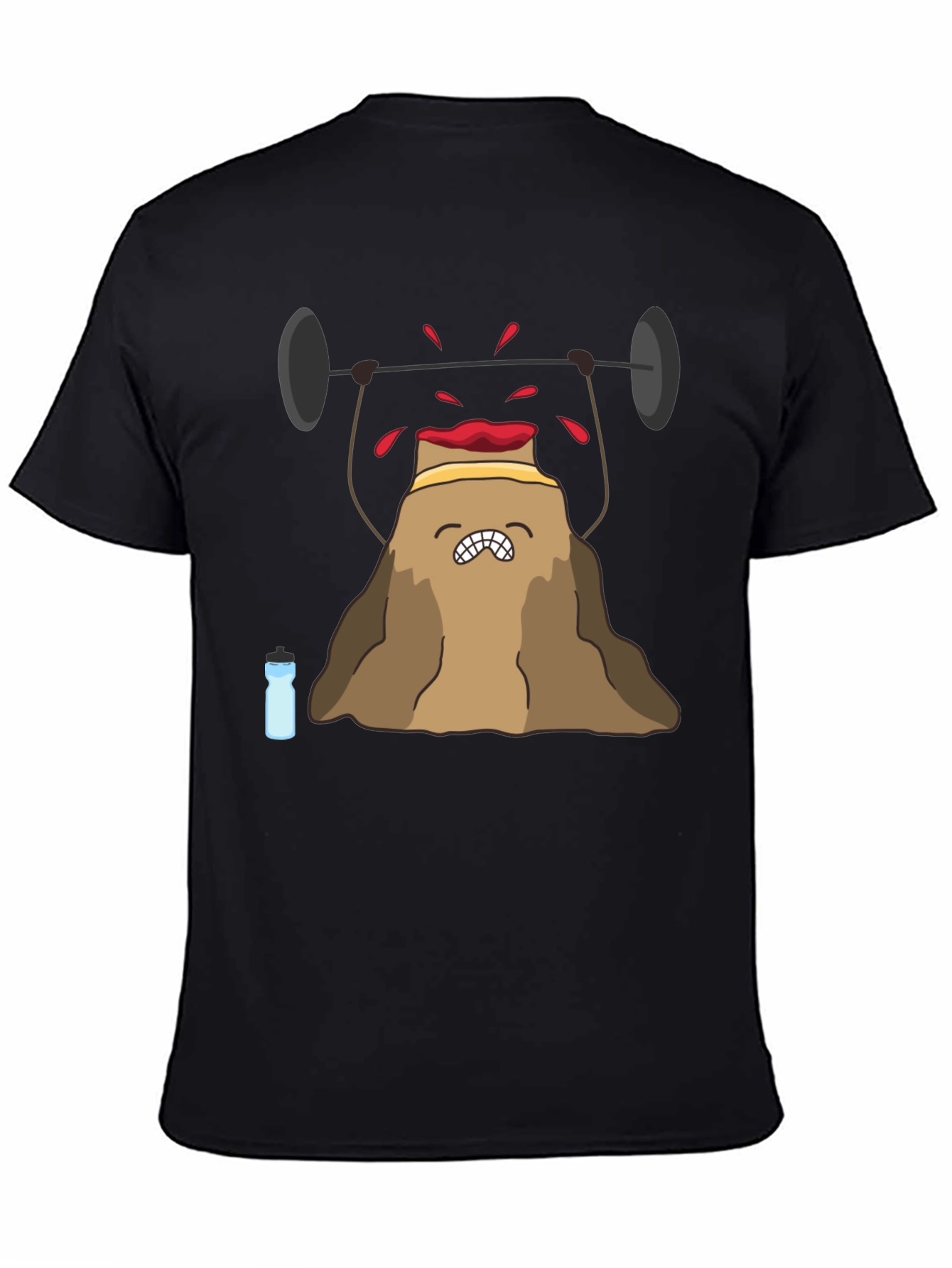 Funny Food Pun T-Shirt - Workout Hummus
