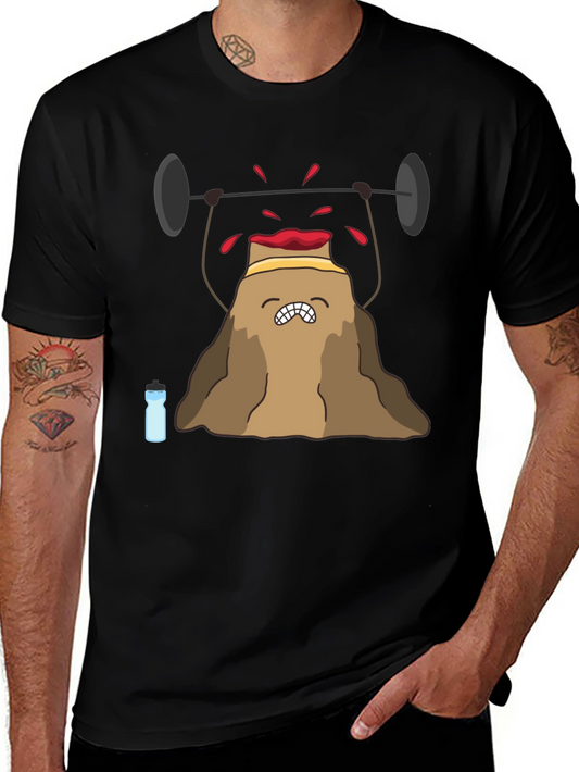 Funny Food Pun T-Shirt - Workout Hummus