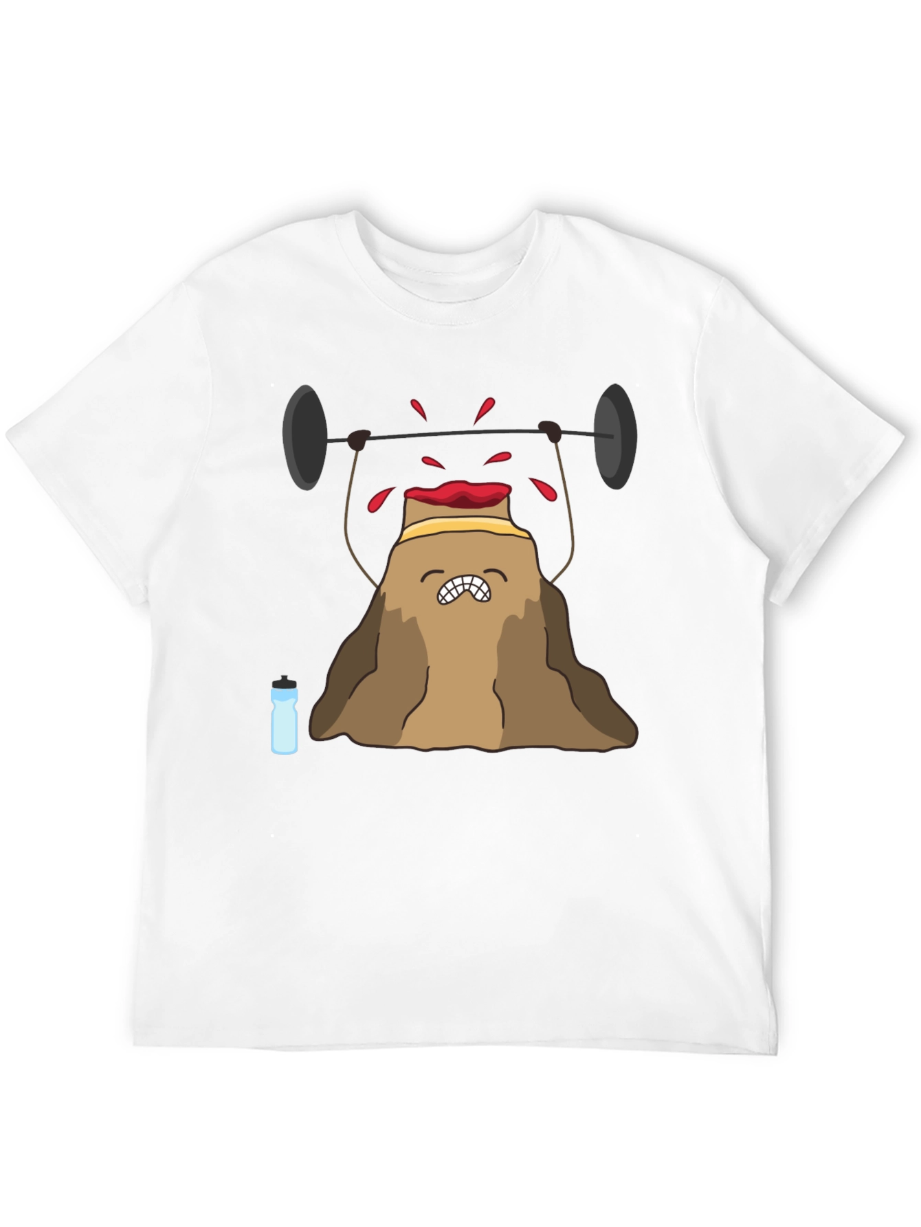 Funny Food Pun T-Shirt - Workout Hummus