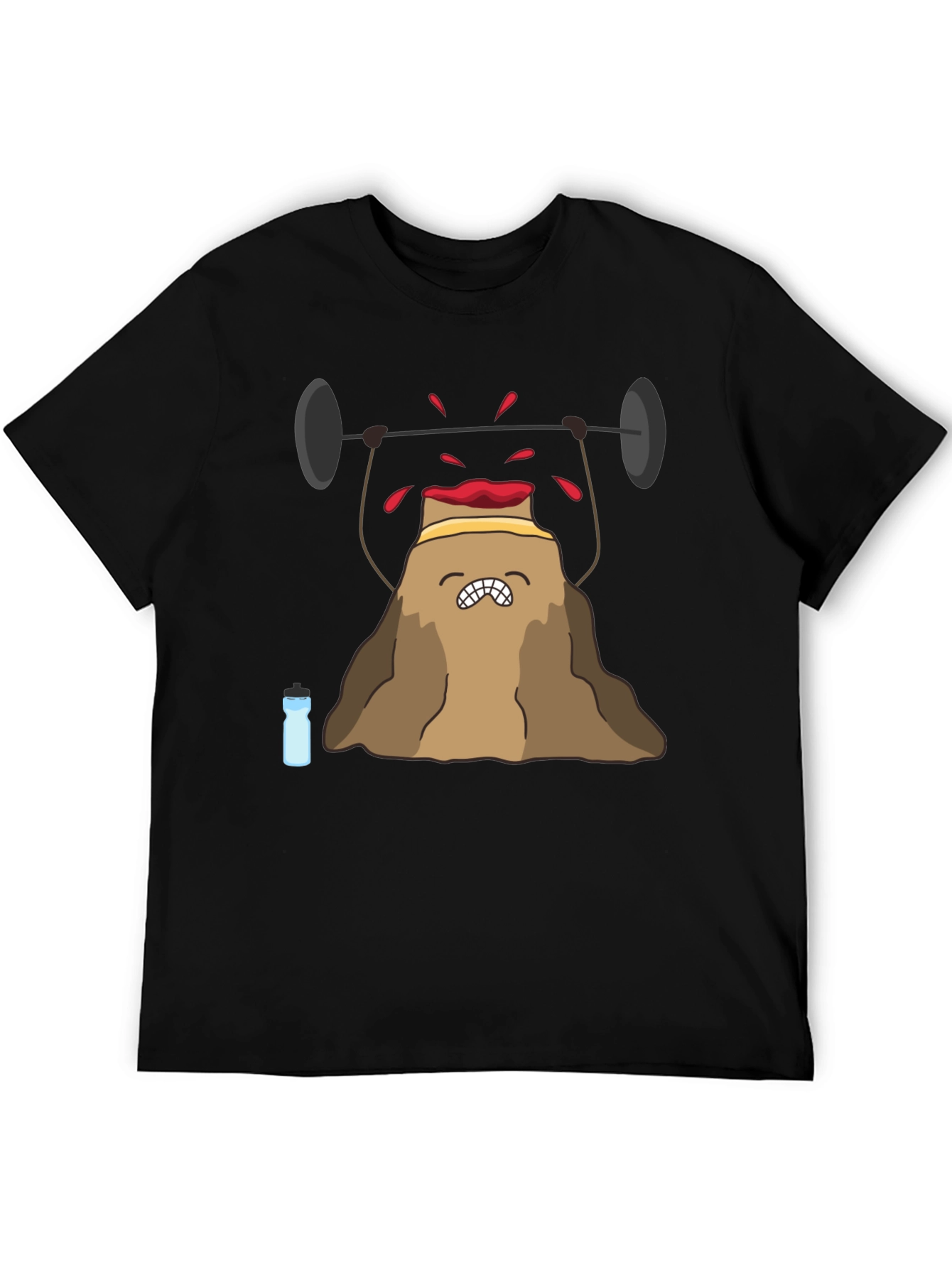 Funny Food Pun T-Shirt - Workout Hummus