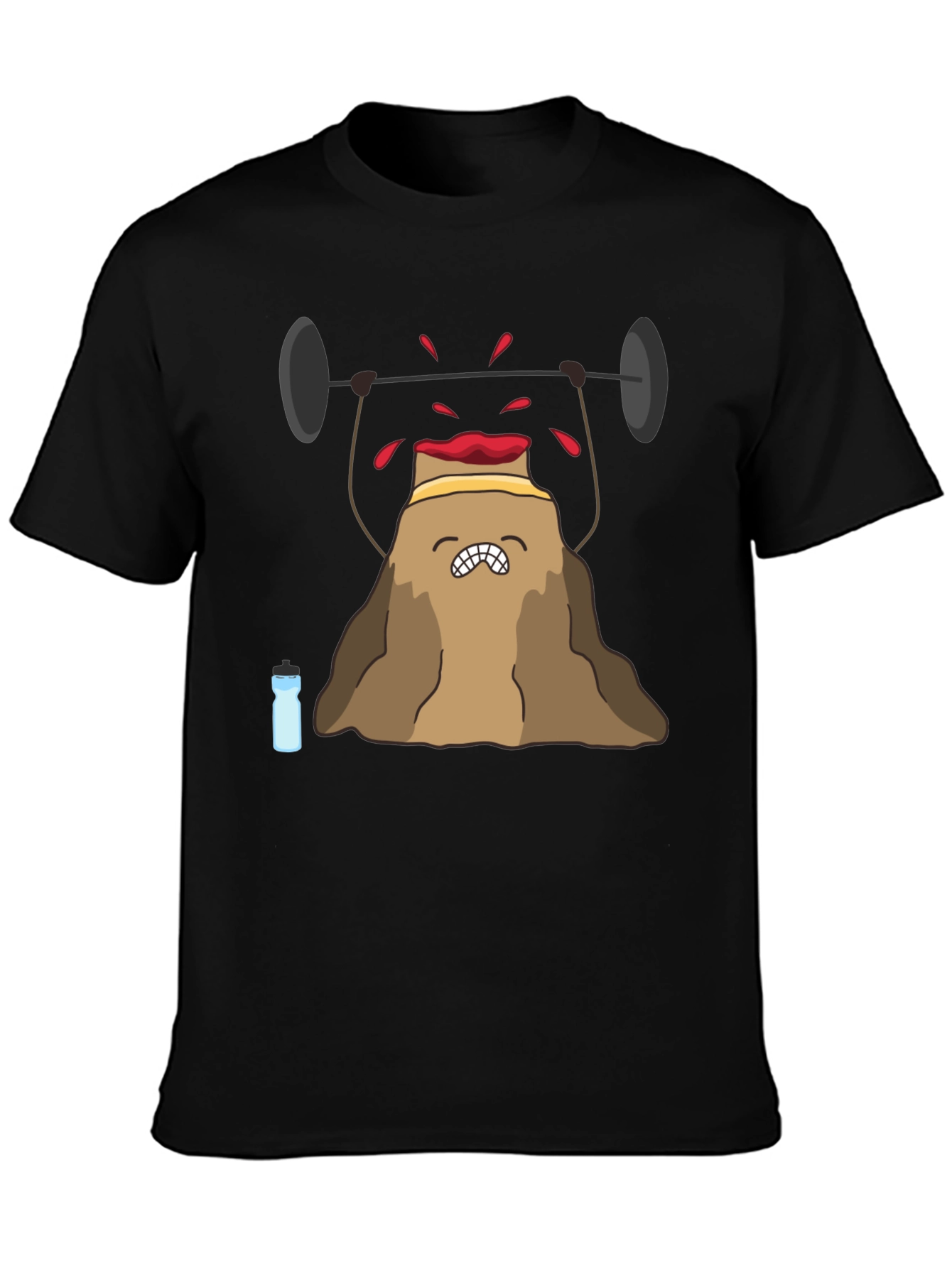 Funny Food Pun T-Shirt - Workout Hummus