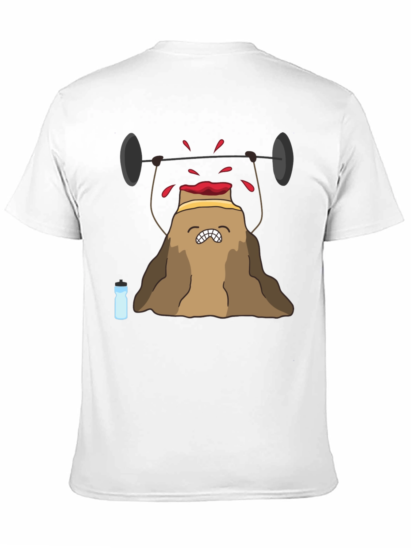 Funny Food Pun T-Shirt - Workout Hummus