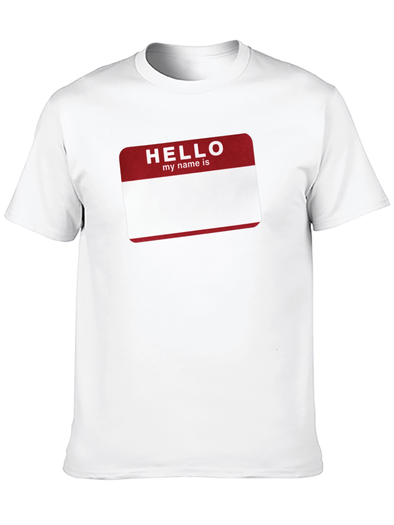 Hello My Name Is Graphic T-Shirt - Black
