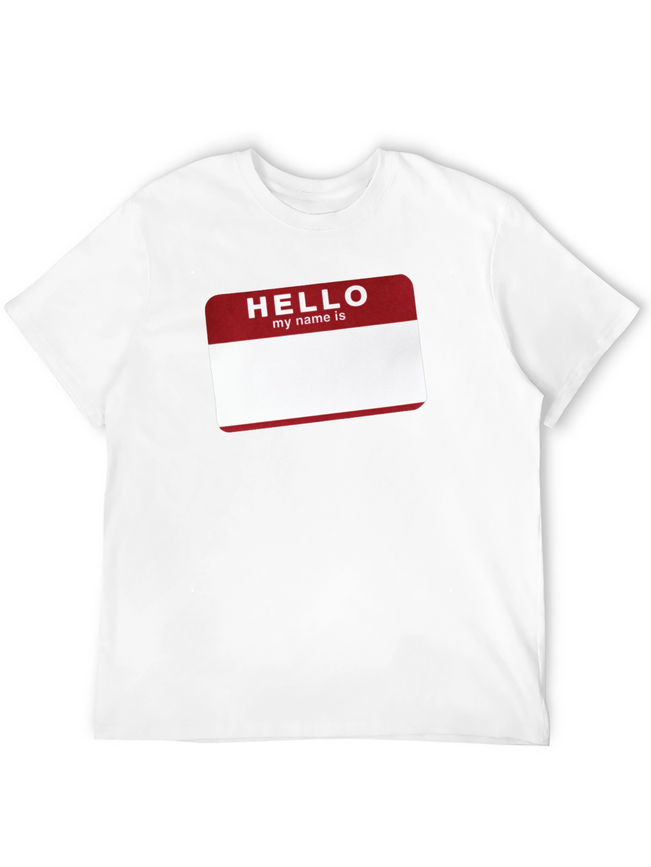 Hello My Name Is Graphic T-Shirt - Black