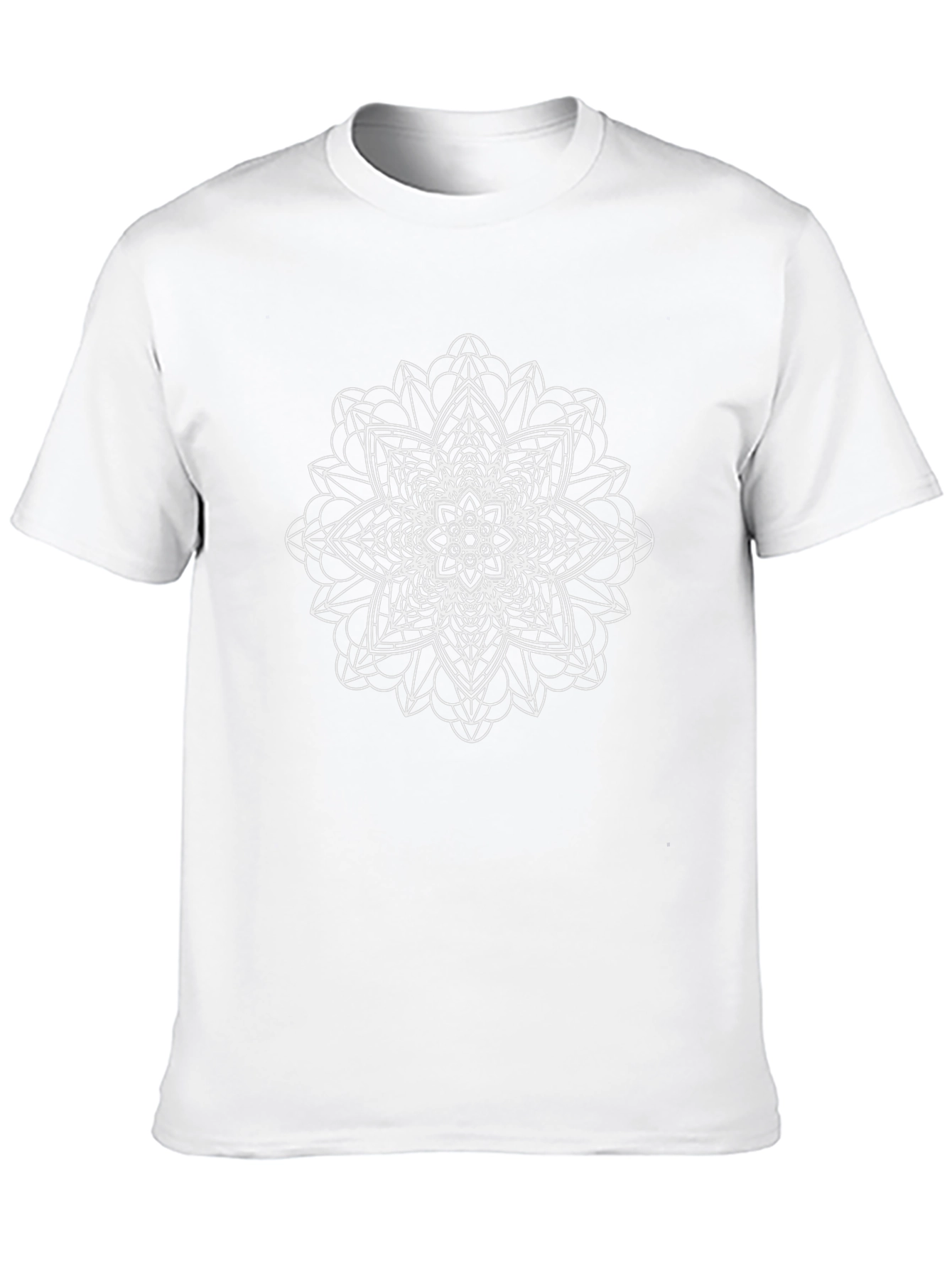 Mandala Design Black T-Shirt