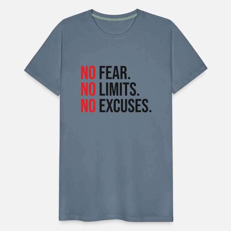 No Fear, No Limits, No Excuses - Motivational