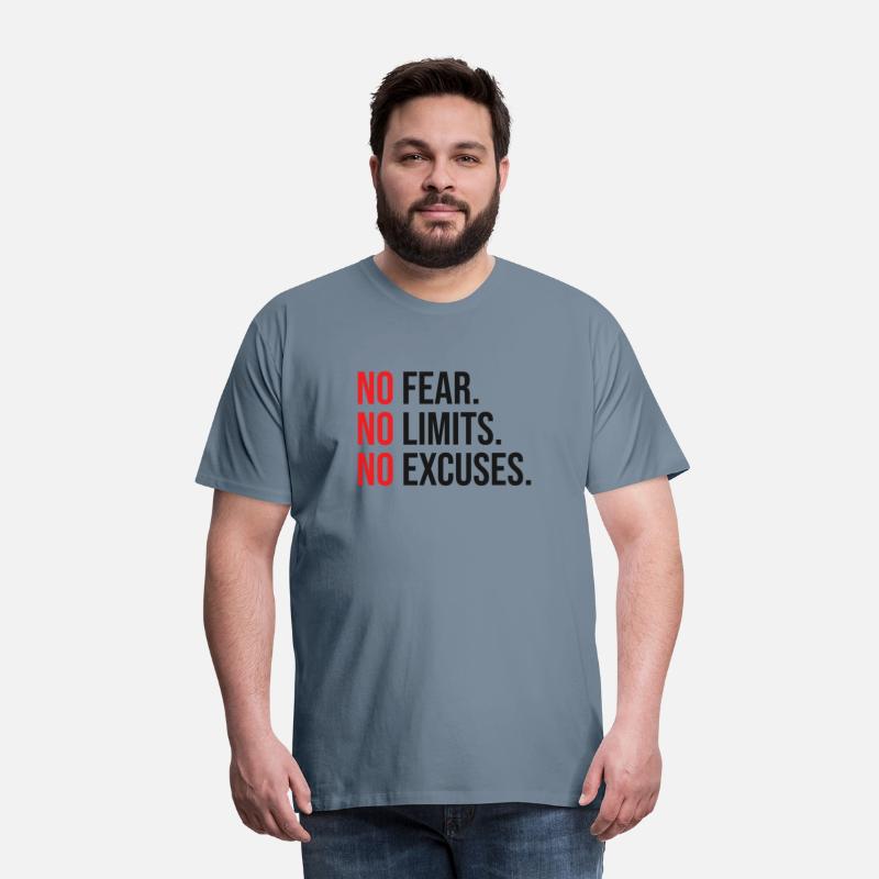 No Fear, No Limits, No Excuses - Motivational
