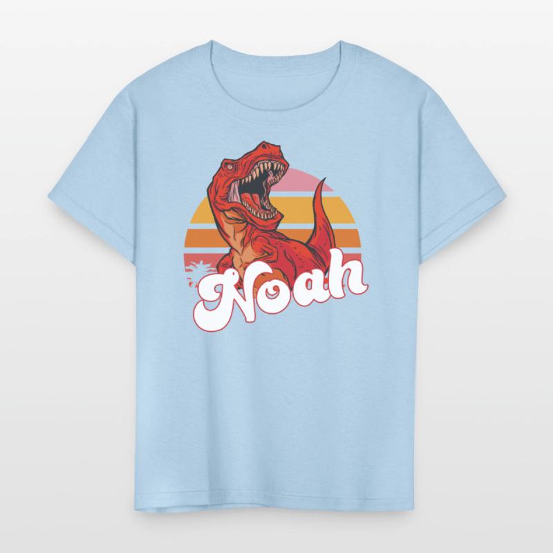 NOAH - Lovely boy name with T-REX dino