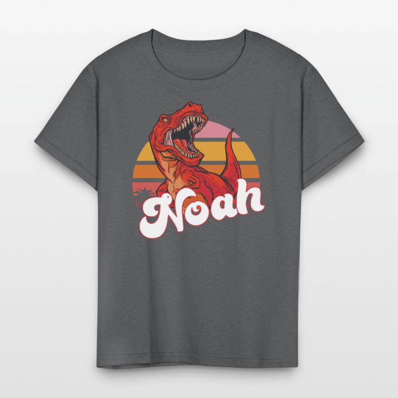 NOAH - Lovely boy name with T-REX dino