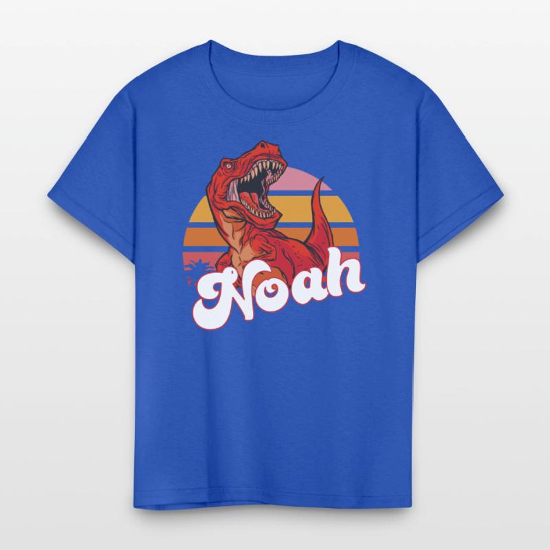 NOAH - Lovely boy name with T-REX dino