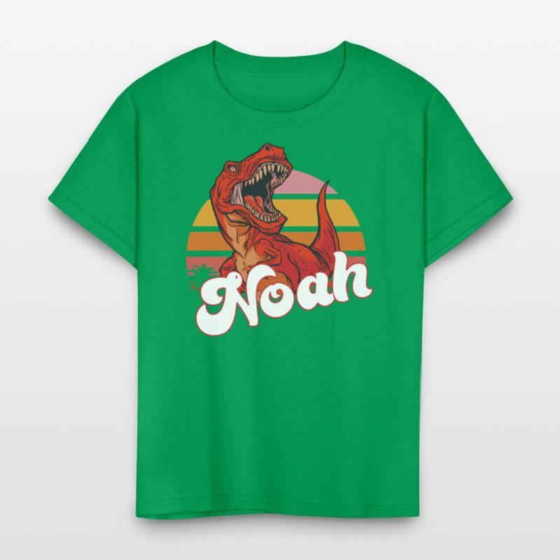 NOAH - Lovely boy name with T-REX dino