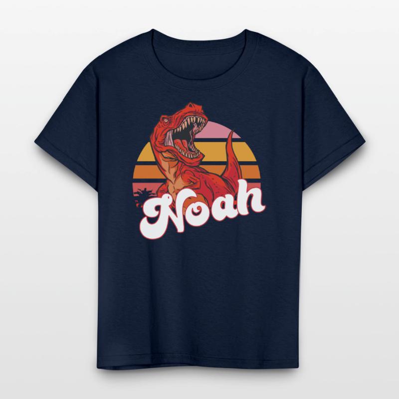 NOAH - Lovely boy name with T-REX dino