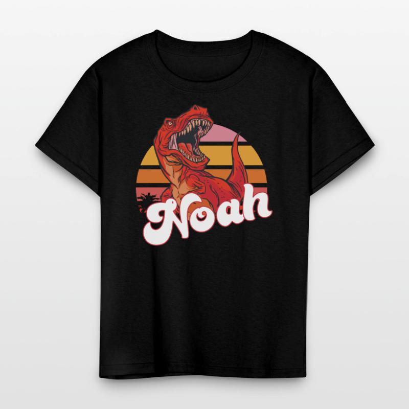 NOAH - Lovely boy name with T-REX dino