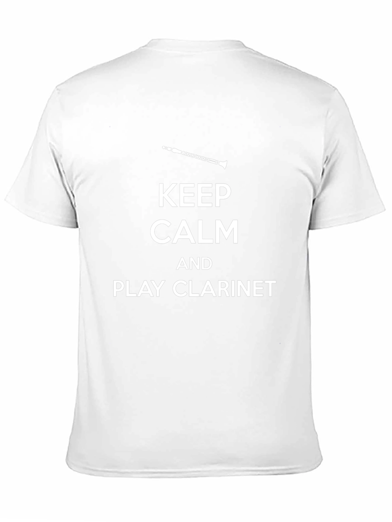 Keep Calm and Play Clarinet Black T-Shirt