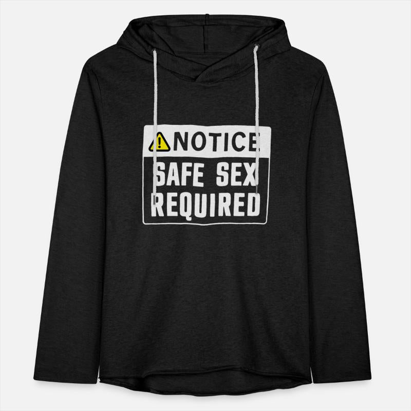 Notice Safe Sex Required