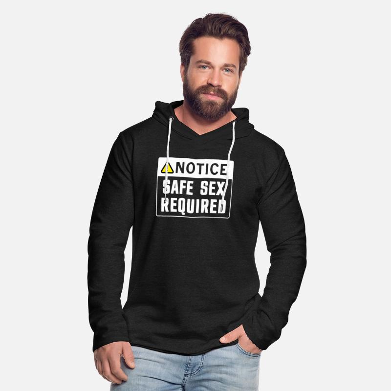 Notice Safe Sex Required
